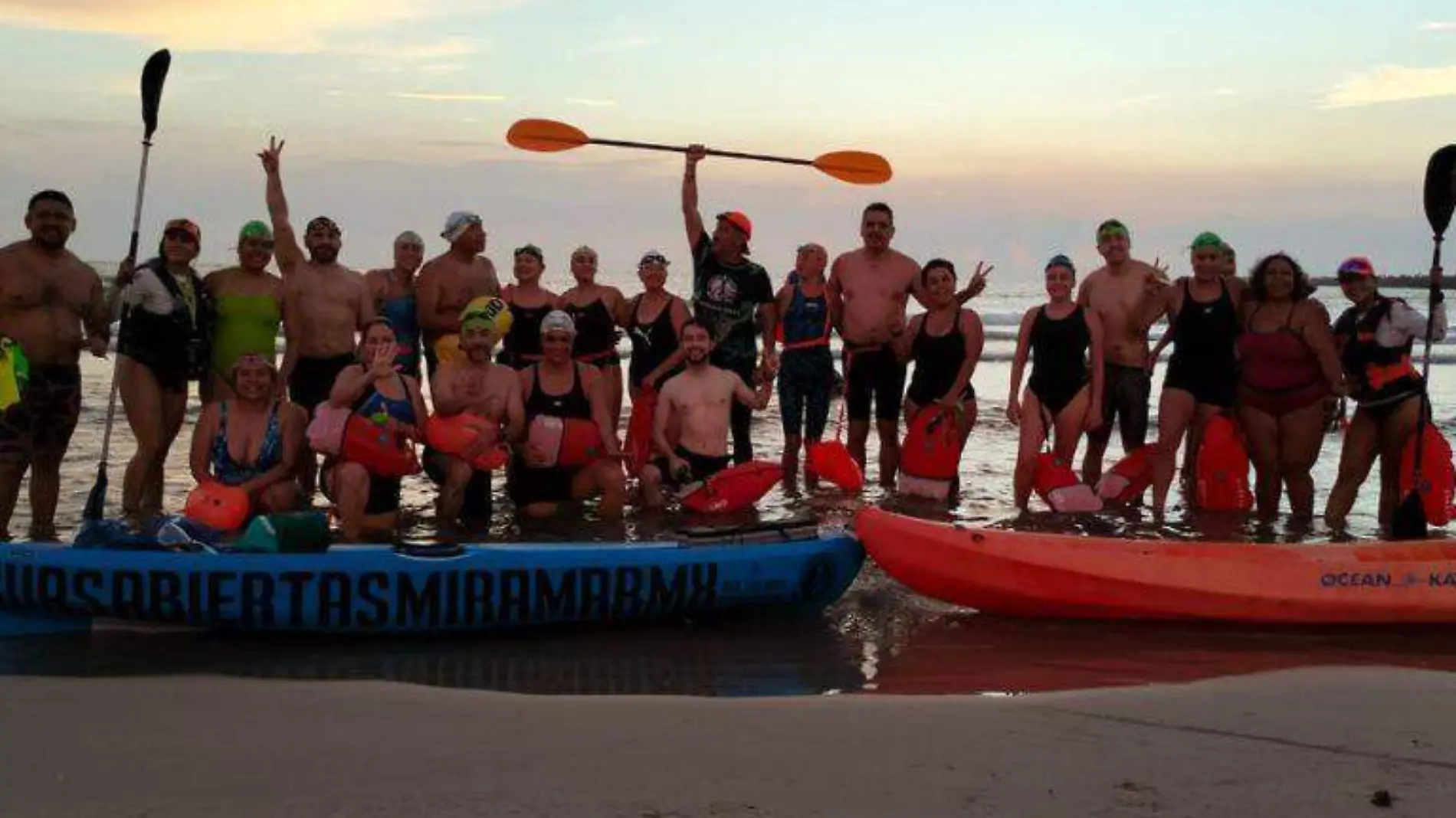 Playa Miramar, principal escenario de nado en aguas abiertas 